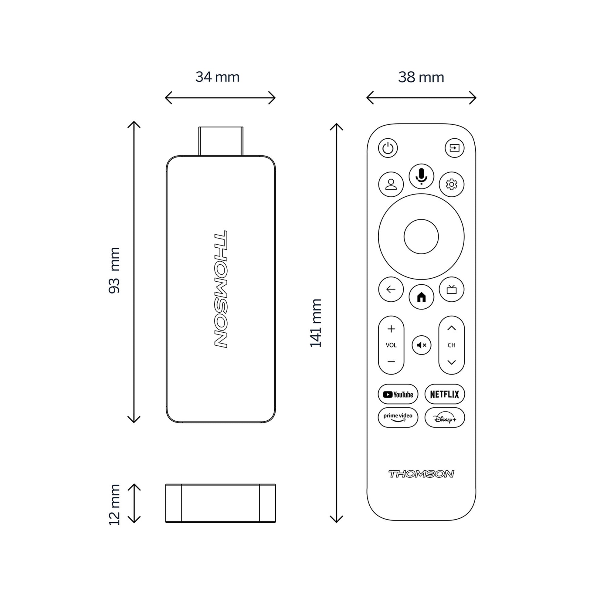 Google TV Streaming Stick 140 (4K)